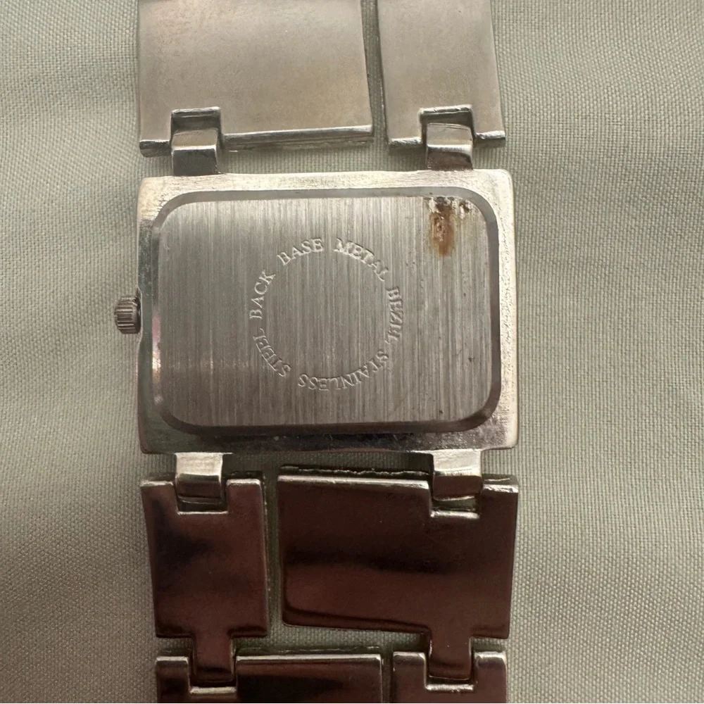 Ashley Stewart‎ Silver and Yellow Watch